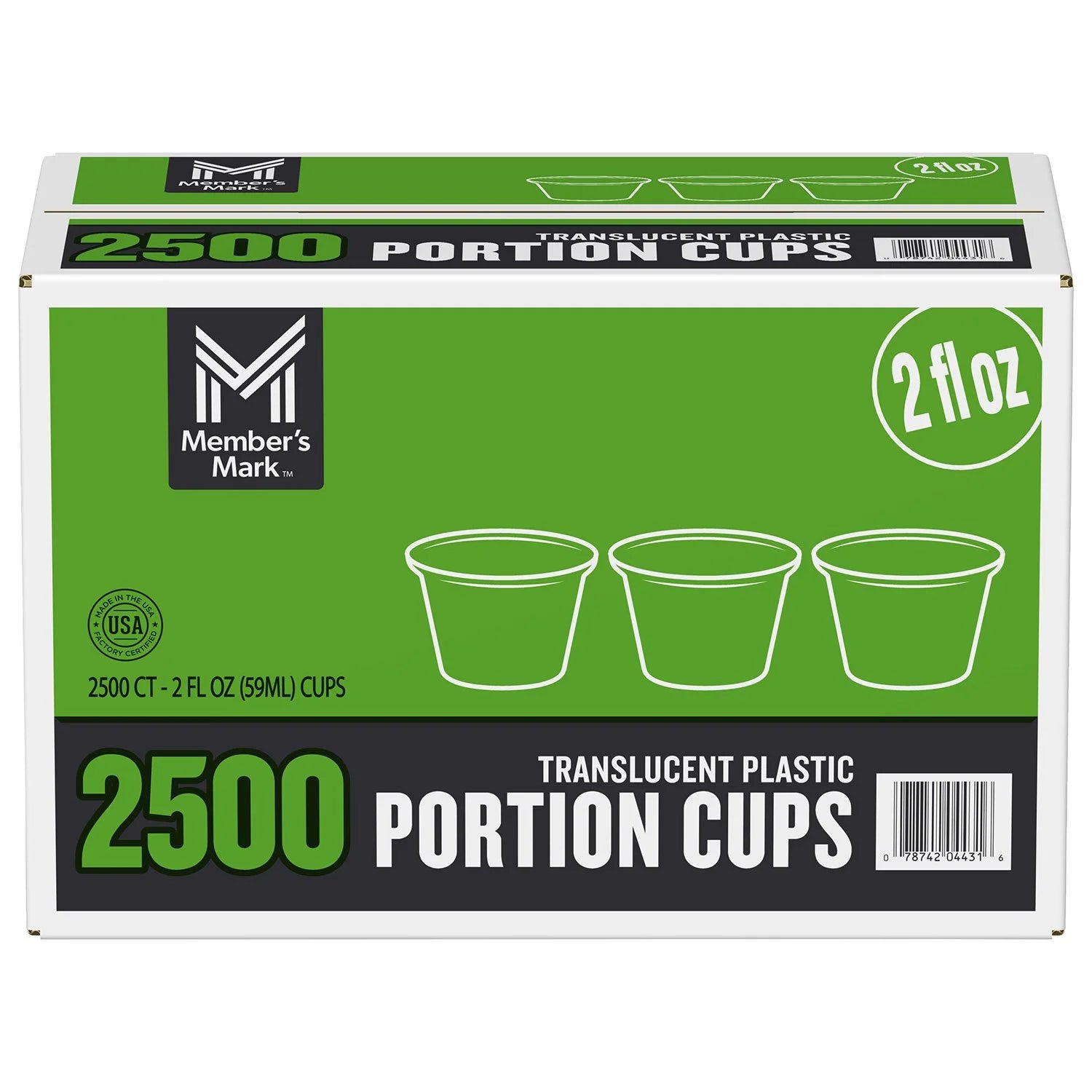 Member's Mark 2 Ounce Portion Cups 2,500 Count - Bellso